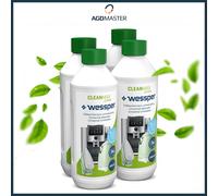 Détartrant Wessper CleanMax Green 4x 500ml remplacement pour Delonghi EcoDecalk