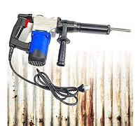 DéTartreur à Aiguille éLectrique Décapeur pneumatique nettoyeur de scories, pistolet de dérouillage 1100 W, machine de nettoyage portative pour l'élimination de la rouille et de la peinture,