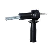 Détartreur à aiguilles électrique - Dérouillage d'aiguilles manuel | Adaptateur robuste 18 aiguilles - Outils de marteau électrique - pour percer le carrelage, la texturation de la maison, la