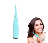 Détartreur À Ultrasons, Dentica Brosse à dents électrique rechargeable,Brosse À Dents Portable, Adapté À L'élimination Du Tartre Et À L'hygiène Bucco-dentaire (Bleu)