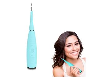 Détartreur À Ultrasons, Dentica Brosse à dents électrique rechargeable,Brosse À Dents Portable, Adapté À L'élimination Du Tartre Et À L'hygiène Bucco-dentaire (Bleu)