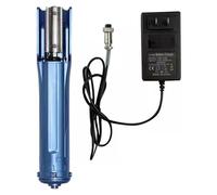 Détartreur de poisson électrique sans fil professionnel en acier inoxydable avec couvercle de protection de lame étanche, 5 000 tr/min, pour le traitement du poisson (bleu foncé)