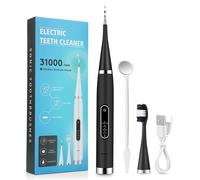 Détartreur Dentaire À Ultrasons Électrique,Nettoyeur De Dents,Élimination Des Pierres Dentaires,Dissolvant De Plaque Sonique Pour Les Taches De Dents,Le Tartre - Type Black #A