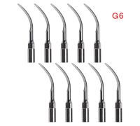 Détartreur Dentaire À Ultrasons,Pointe De Détartrage,Parodontie,Endodontie,Pointes De Détartrage Endo Perio,G P Fit,Ems Wooug Ecker,10 Pièces - Type 10pcs G6