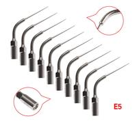 Détartreur Dentaire À Ultrasons,Pointe De Détartrage,Parodontie,Endodontie,Pointes De Détartrage Endo Perio,G P Fit,Ems Wooug Ecker,10 Pièces - Type 10pcs E5