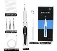 Détartreur dentaire électrique à ultrasons portable 5 modes dissolvant de calcul dentaire usb nettoyeur de tartre pour taches de fumée orale
