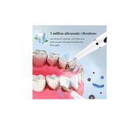 Détartreur dentaire électrique ultrasonique vibration fréquence haute 4 niveaux d'intensité éliminateur de tartre 4 têtes