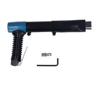 Détartreur pneumatique 1/4" avec 19 aiguilles en acier allié - Détartreur à aiguille à air 5500 BPM pour le soudage des scories et l'élimination de la peinture dans le traitement