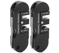 d'été Aiguiseur de couteaux de poche en carbures préréglé, 2 pièces, diamant + céramique + alliage EDC, pour la pêche à la maison de meubles quotidiens en famille