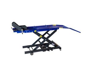 DeTec Motorradhebebühne Hydraulique 360 kg Scherenbühne Bleue 1 Unité 780 mm