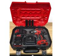 DeTec. Visseuse à percussion sans fil 21 V 550 Nm avec 2 batteries dans un coffret