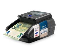 Detectalia D7T+ Détecteur de Faux Billets avec détection 100% et 5 systèmes de détection pour 3 devises EUR, GBP, USD et écran TFT