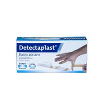 DETECTAPLAST 100 Pansements Textile PRO Usage Intensif Extra Long - Superstretch Extensible - Pansement Doigt & Articulations - haute adhérence - colle hypoallergénique - 180 x 20 mm - Chair