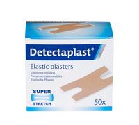 DETECTAPLAST - 50 Pansements Textile PRO Usage Intensif spécial articulations - Superstretch Extensible - haute adhérence et résistance - colle hypoallergénique - 68 x 38 mm - Couleur Chair