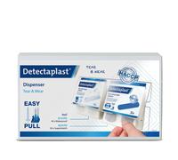 Detectaplast Distributeur universel de pansements Tear & Wear - HACCP - 1 paquet 36 pansements Super Stretch + 40 Waterproof