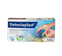 DETECTAPLAST KIDS - 100 Pansements Imperméables Enfants Motifs Animaux - Doux & Résistants - Pack Familial Grande Capacité - 38 x 38 mm, 30 x 55 mm