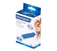 Detectaplast Lot de 50 pansements imperméables élastiques bleus pour le secteur alimentaire, patchs détectables pour les premiers secours en restauration, 9 x 38 mm, pansements pour piercing