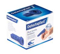 Detectaplast Pansement long pour doigts, bandage bleu pour les doigts à utiliser dans la restauration, protection des doigts en cas de blessures, répulsif pour la saleté, 30 pcs.
