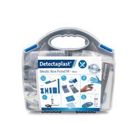 Detectaplast Trousse de Premiers Secours pour la Restauration, pour Le Traitement des plaies, Trousse Portable en Mallette avec Pansement, Bandage, Ruban adhésif, 99 pcs