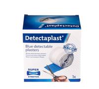 Detectaplast Universal Pansement bleu detectable, pansements resistants à l'eau et aux saletés, safety first pansement cuisine et pansement alimentaire, 8 cm x 5 m, 1 pièce