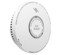 EVACUATE - Détecteur combiné de fumée et de monoxyde de carbone Autonomie 10 ans Garantie 3 ans Blanc G