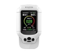 Détecteur d'air avec particules et COV pour analyse intérieure et extérieure - Détecteur ABS rechargeable