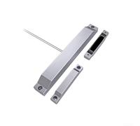 Détecteur d'alarme magnétique filaire double porte avec design ignifuge pour porte fenêtre et armoire (normalement ouvert)