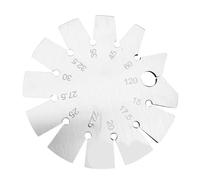 Détecteur d'angle biseauté de forme ronde, rapporteur pour le travail du bois, pour la mesure de la lame d'avion de ciseau