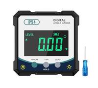 Détecteur d'Angle Digital avec Mesure en Degrés,Inclinomètre Rapporteur Électronique de Précision à Grande Plage - Jauge de Niveau pour Outils de Menuiserie - Pour Travail du Métal Bois et