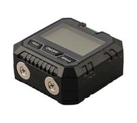 Détecteur d'angle numérique avec écran LCD et base magnétique pour une mesure précise de l'inclinaison - Résolution de 0,1 °, précision ± 0,2 °, plage de 4 × 90 °/2 × 180 °, inclinomètre compact pour