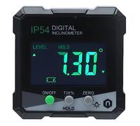 Détecteur d'angle Numérique Magnétique 4x90 ° IP54, Jauge de Biseau LCD, Rapporteur Numérique, Inclinomètre électronique, Compteur d'angle pour Le Travail du Bois