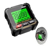 Détecteur d'angle numérique magnétique | Jauge de niveau et d'angle électronique numérique, appareil de niveau d'alignement avec fonction rapporteur pour rénovation de la maison, atelier de