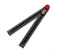 Détecteur d'angle numérique, règle rapporteur de 300 mm avec résolution de 0,05° pour une mesure précise, construction en fibre de verre nylon, mise hors tension automatique, pour professionnel