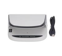 Détecteur d'argent de facture de contrefaçon UV Automatique sur le détecteur de devises OFF pour chèque Carte de crédit Passeport DC5V 2A Portable Compact ABS Durable ABS