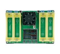 Détecteur de batterie convivial à 4 canaux avec écran LCD et ventilateur de refroidissement pour tester la capacité, refroidissement efficace des cellules alimentées par type C