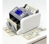 Détecteur De Billets Multidevises Compact,Compteur Billet Portable,Calcul Du Montant Total Intelligent,Écran Tactile,Détection De Faux Billets(Mt/Uv/Mg/Ir),1000 Billets/Min,Changement De Mode