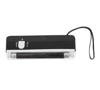 Détecteur de Billets Portable Noir 4w Lampe UV pour Caisse | PP Compact, Capteur Haute Précision, Lumière Fluorescente Intégrée, Contrôle de Documents