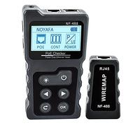 Détecteur de Cable, Localisateur de câbles LCD Affichage Câble Tracker Mesure Longueur LAN Câble Câble Fil Fil Test Test Network Toute ligne Tester Wiremap Testeur(NF-488)