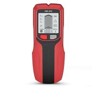 Détecteur de câbles de sécurité électrique pour trouver le bois, les clous métalliques et les fils sous tension cachés en toute sécurité pendant les projets de rénovation (rouge)