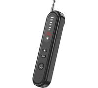 Détecteur de Caméra Cachée 4-en-1 avec Détection de Micro Espion & Traceur GPS Balayage Optique LED IR 5 Niveaux de Sensibilité Alarme Sécurité Anti-Espionnage pour Maison Bureau Hôtel Voyage