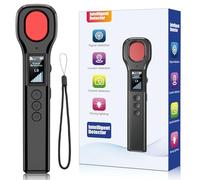 Détecteur de caméra cachée LCD, 4 modes, 8 niveaux de sensibilité, détecteur d'insectes, appareil espion sans fil, détecteur GPS, localisateur magnétique pour hôtels, voyages, bureau (noir, TX07B)