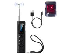 Detecteur de Camera Micro Espion, Detecteur de Camera et Espion 5 Niveaux de Sensibilité, Détecteur de Micros GPS, Tracker Scanner GSM ÉCoute Device, Détecteur RF sans Fil pour Bureau, Hôtel, Maison