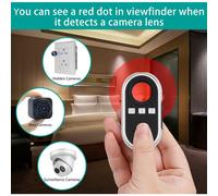 Détecteur de caméras cachées Privacy Guardian avec batterie rechargeable, mini-caméra espion portable pour hôtels, voyages, maison, chambre,