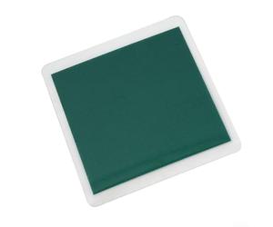 Détecteur de carte magnétique 100 x 100 mm pour l'enseignement scientifique, le contrôle de qualité et la recherche, outil d'affichage de champ statique vert foncé