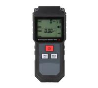 Détecteur de Champ Électromagnétique Emf 3-1/2 Chiffres LCD | Alerte Sonore et Visuelle, Plage 5Hz-3500MHz, Boîtier ABS Noir, Usage Maison