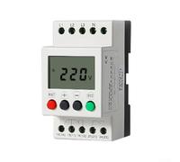 Détecteur de champ rotatif 3 phases LCD 115-277 V Protection réseau Surveillance de tension 3 phases Rail DIN Surveillance Dispositif de protection d'alimentation Erreur de phase Affichage LCD 3