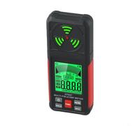 Détecteur de champs électromagnétiques 3 en 1, détecteur de rayonnement RF et champ magnétique avec écran LCD, alarme sonore pour 5G, appareils ménagers, test de sécurité de bureau, noir