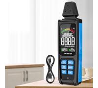 Détecteur de champs électromagnétiques rechargeable 5 en 1 avec écran LCD pour la maison et le bureau