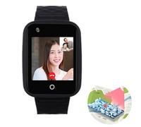 détecteur de Chute Traceur GPS Personne agée Montre Urgence Senior Appel vidéo GPS SOS pour Aide APP Photographie à Distance IP67 étanche écran Tactile