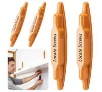 Détecteur de Clous Magnétique 4 Pièces, Magnétisme Fort sans Pile sans Pièces Mobiles, 0.9×5.5 Pouces Ergonomique, pour Plâtre Sec Localiser Vis/Chevilles